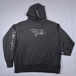 Faze Clan Champion Black Ops Reverse Weave Hoodie Men XL Black Sweatshirt Gaming
